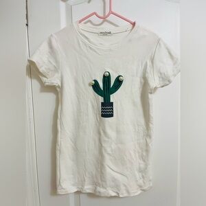 Korea Made Women cute t-shirt (White)